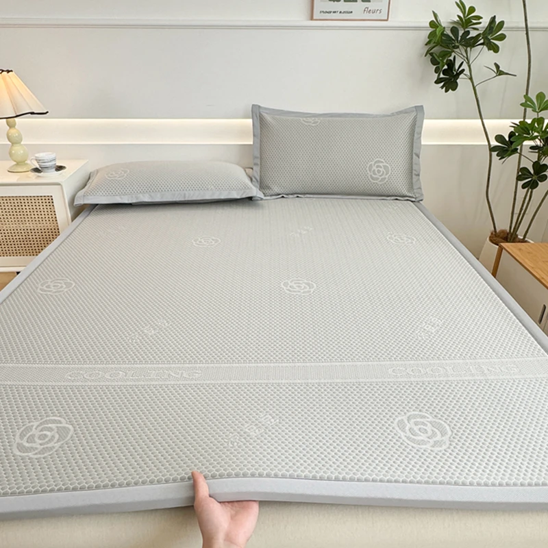 打地铺神器A类多功能地垫冰感豆豆席榻榻米垫野餐垫客厅卧室地垫