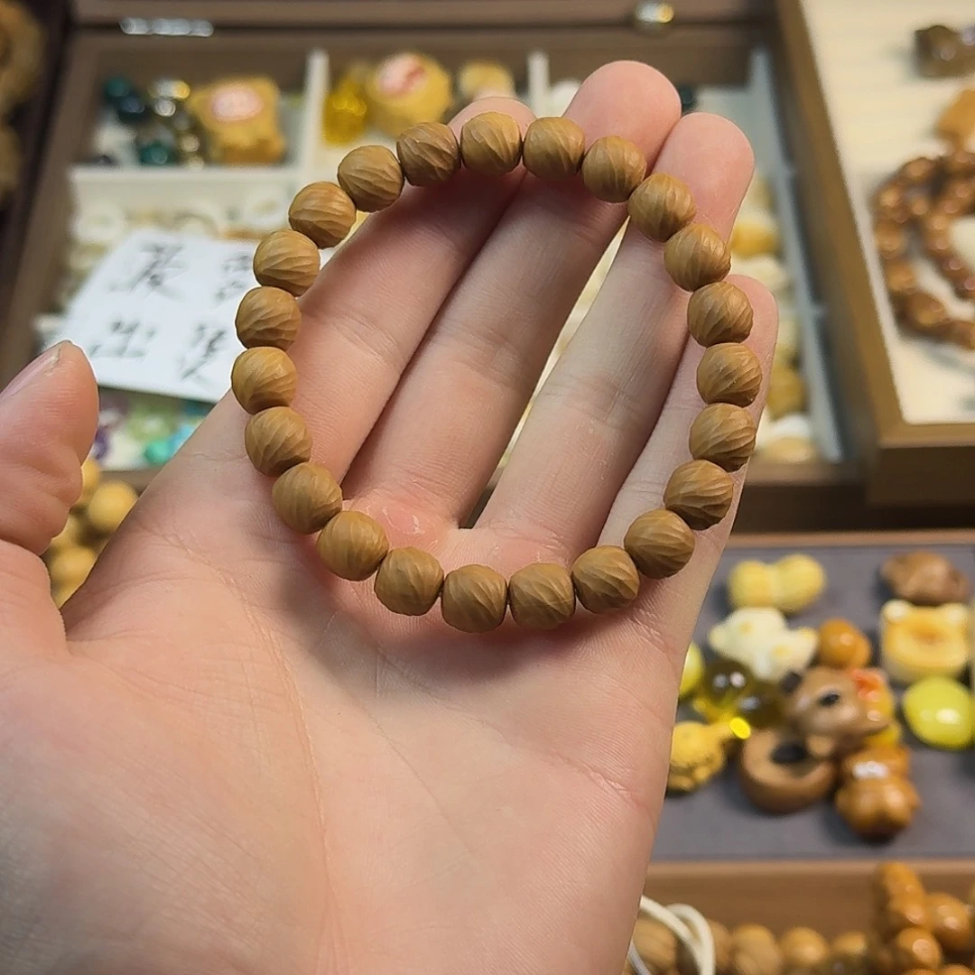 猴头核桃吊坠全品云锦纯手工9.5mm