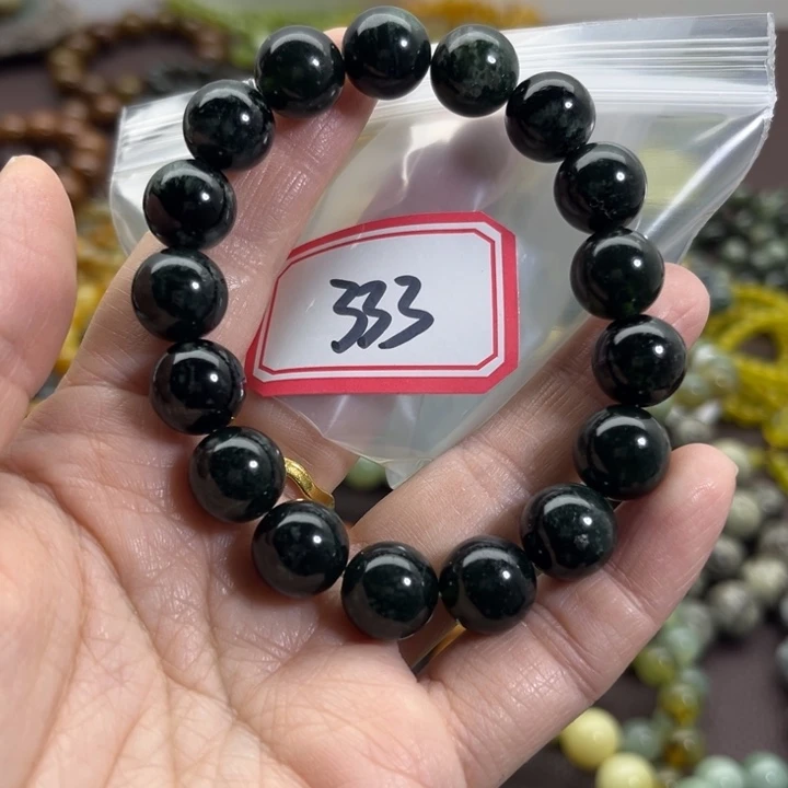 蛇纹石玉未镶嵌手链