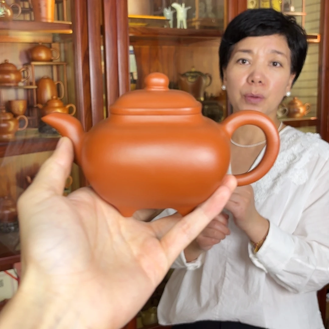 朴***拙茶壶紫砂唐建华老师300cc朱泥