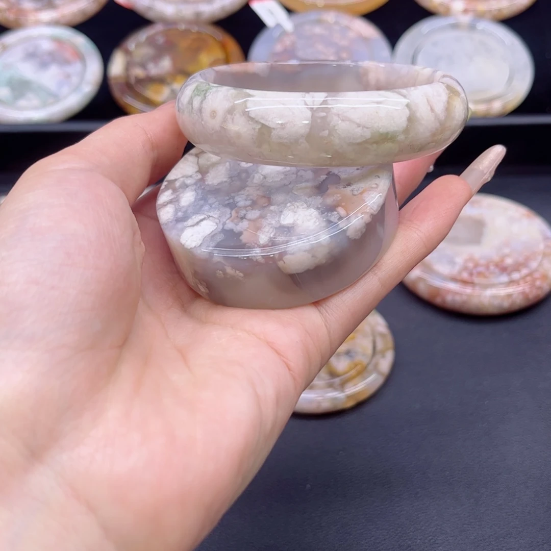 玛瑙/玉髓手镯未镶嵌5960