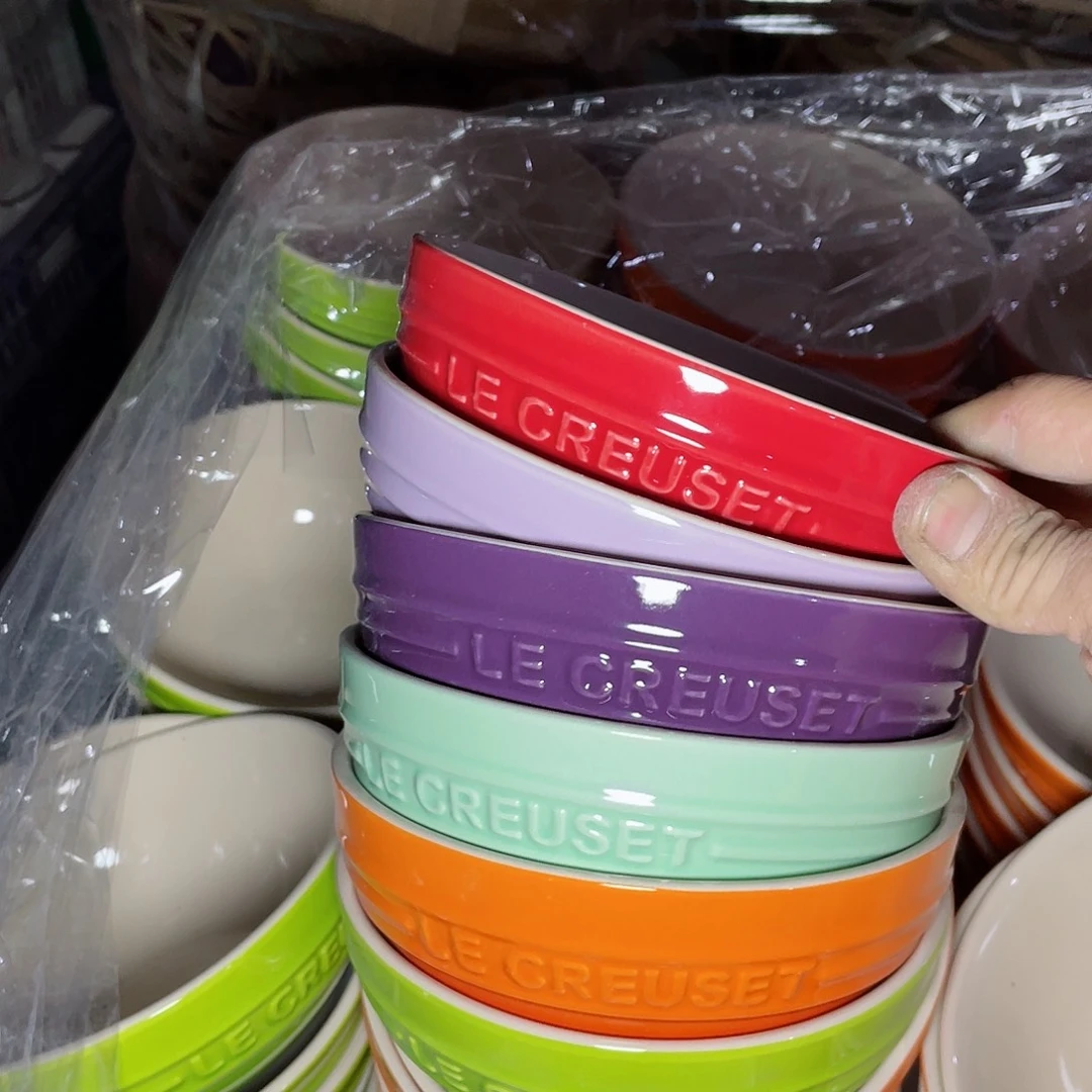 瓷片微瑕陶瓷餐具家用 两个6寸