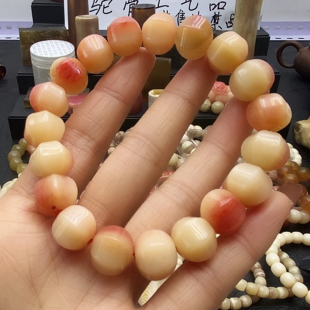 驼骨手串/手链六棱珠