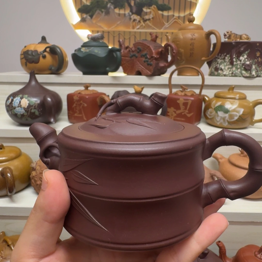 茶壶紫砂孤品一只