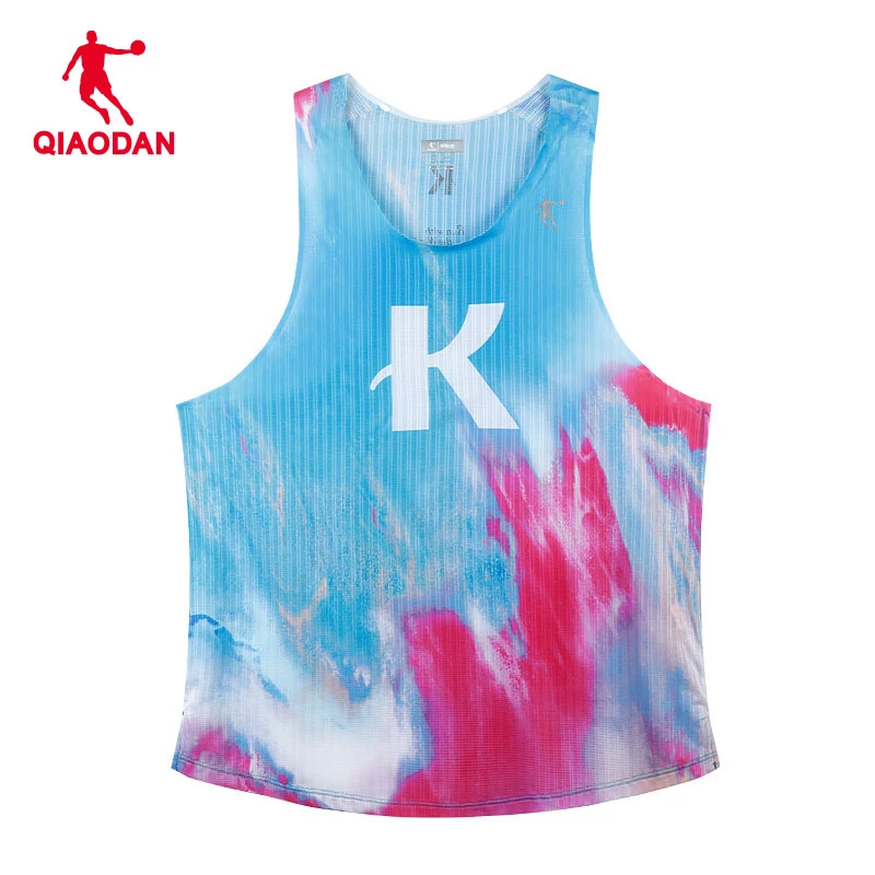 乔丹男士运动背心无袖t恤强风吹拂联名款马拉松跑步速干超轻透气