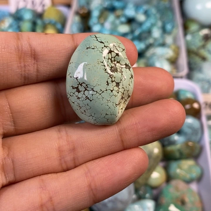 绿松石未镶嵌颈饰