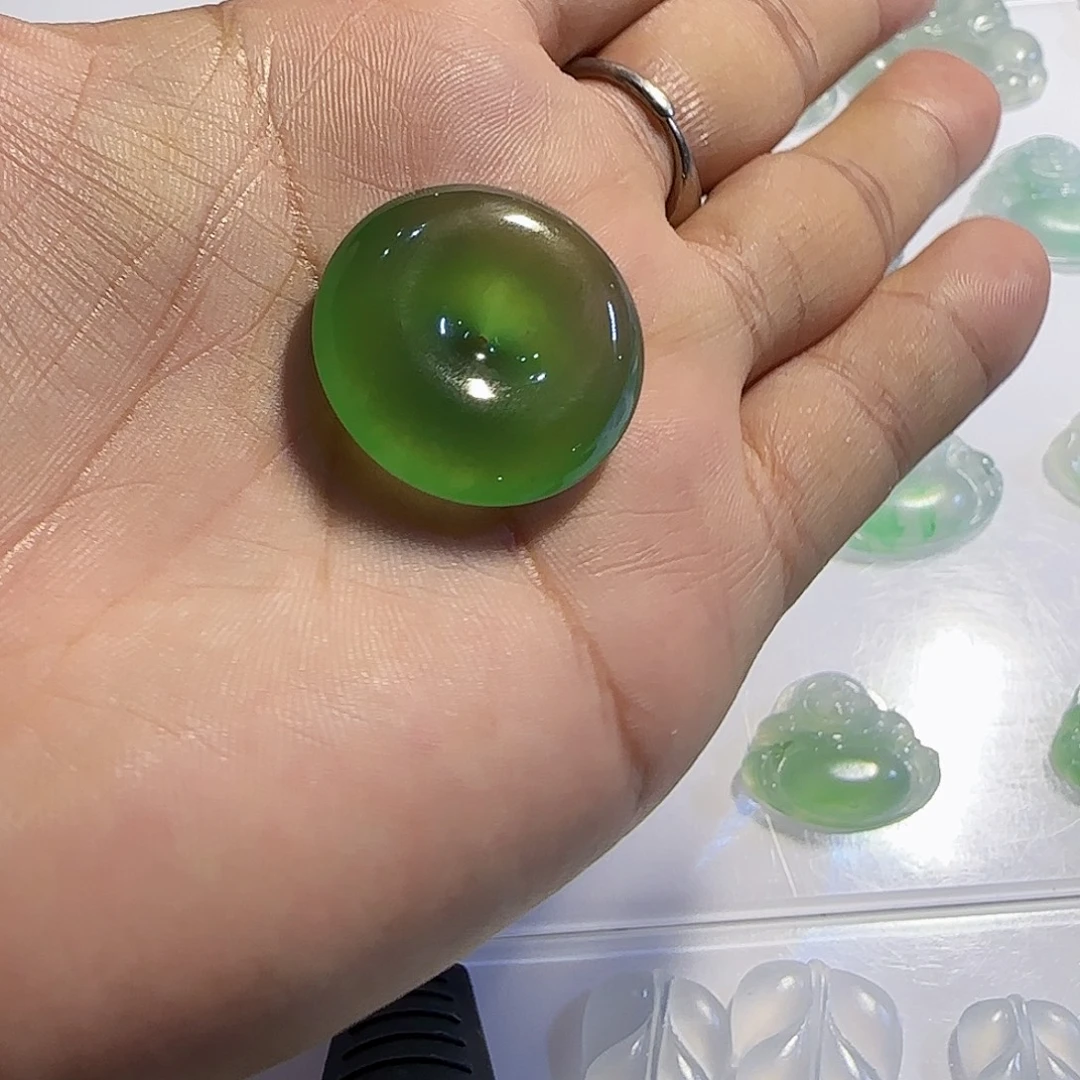 颈饰未镶嵌翡翠缅甸翡翠