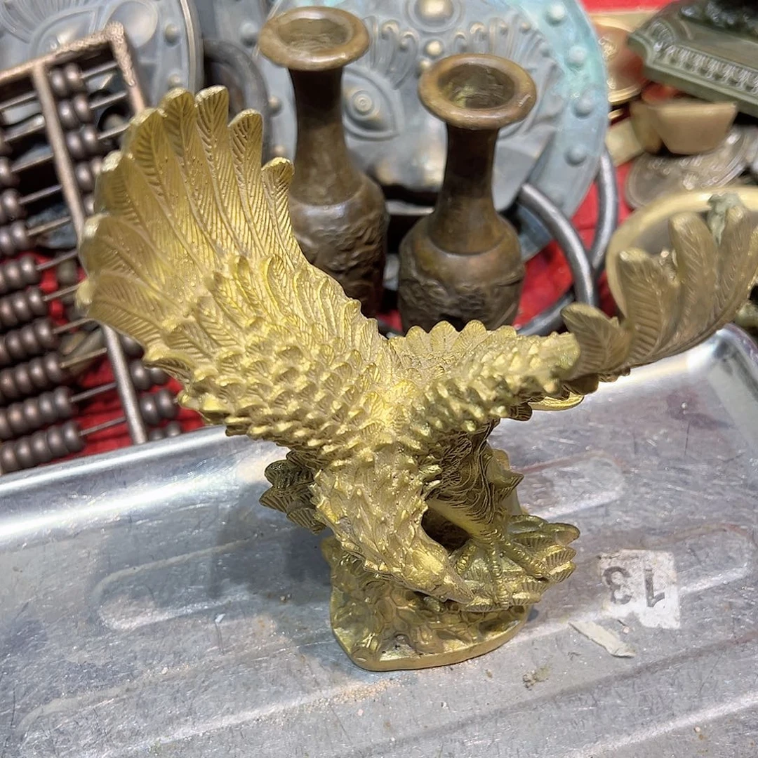 美**光黄铜摆件工艺品，