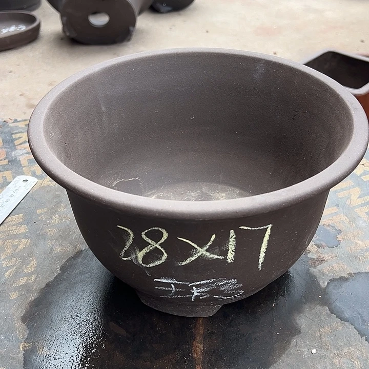 紫砂花盆透气花盆