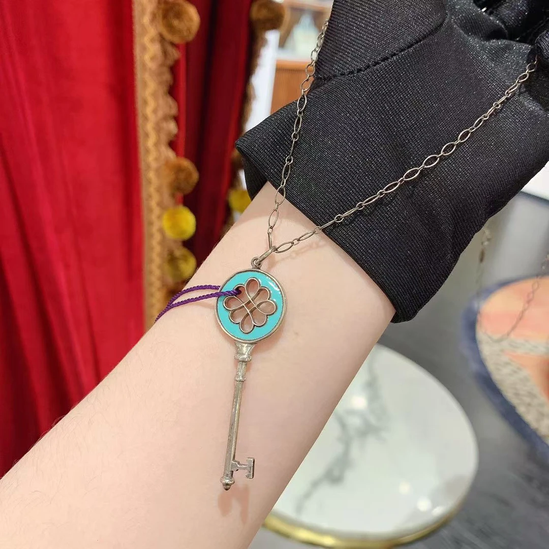 95新 Tiffany & Co./蒂芙尼 GGS蒂芙尼钥匙项链 72186618