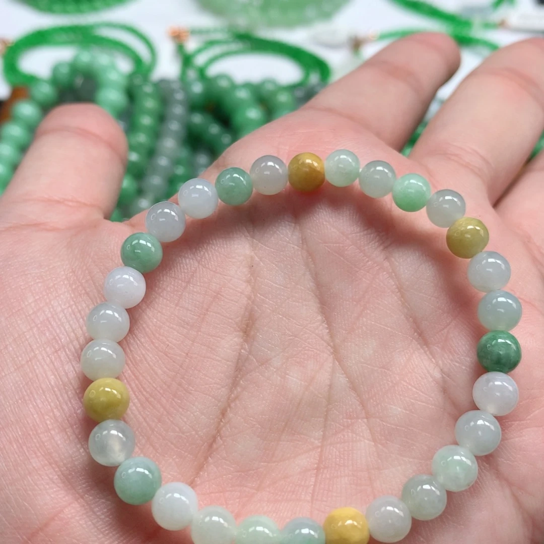 未镶嵌手链翡翠翡翠