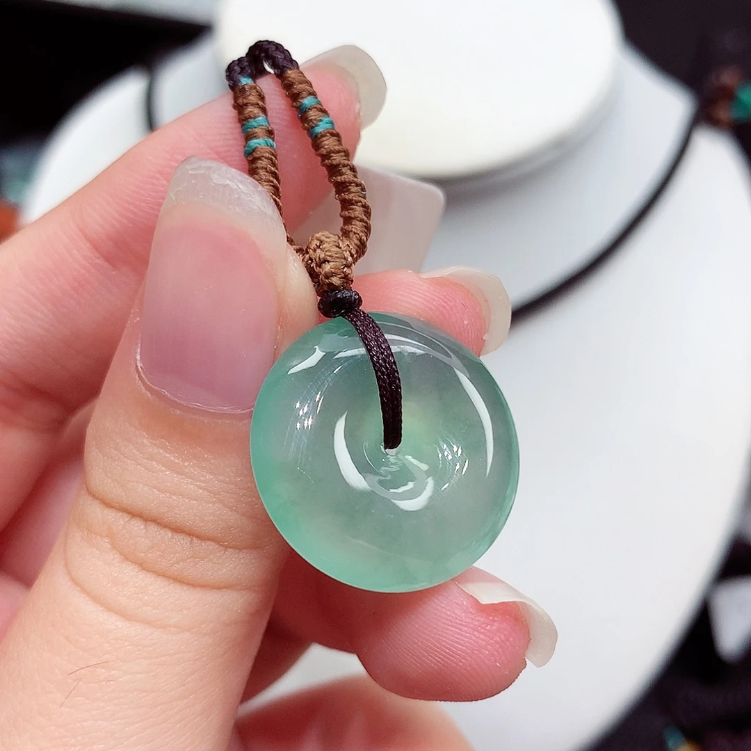 翡翠未镶嵌颈饰翡翠90，20.5/5.8