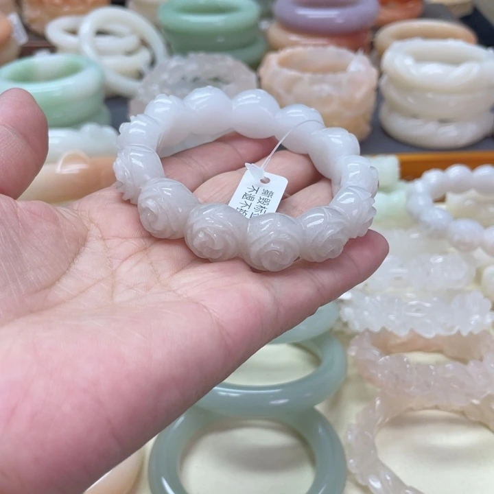 未镶嵌石英岩玉珠宝奇石楠***你
