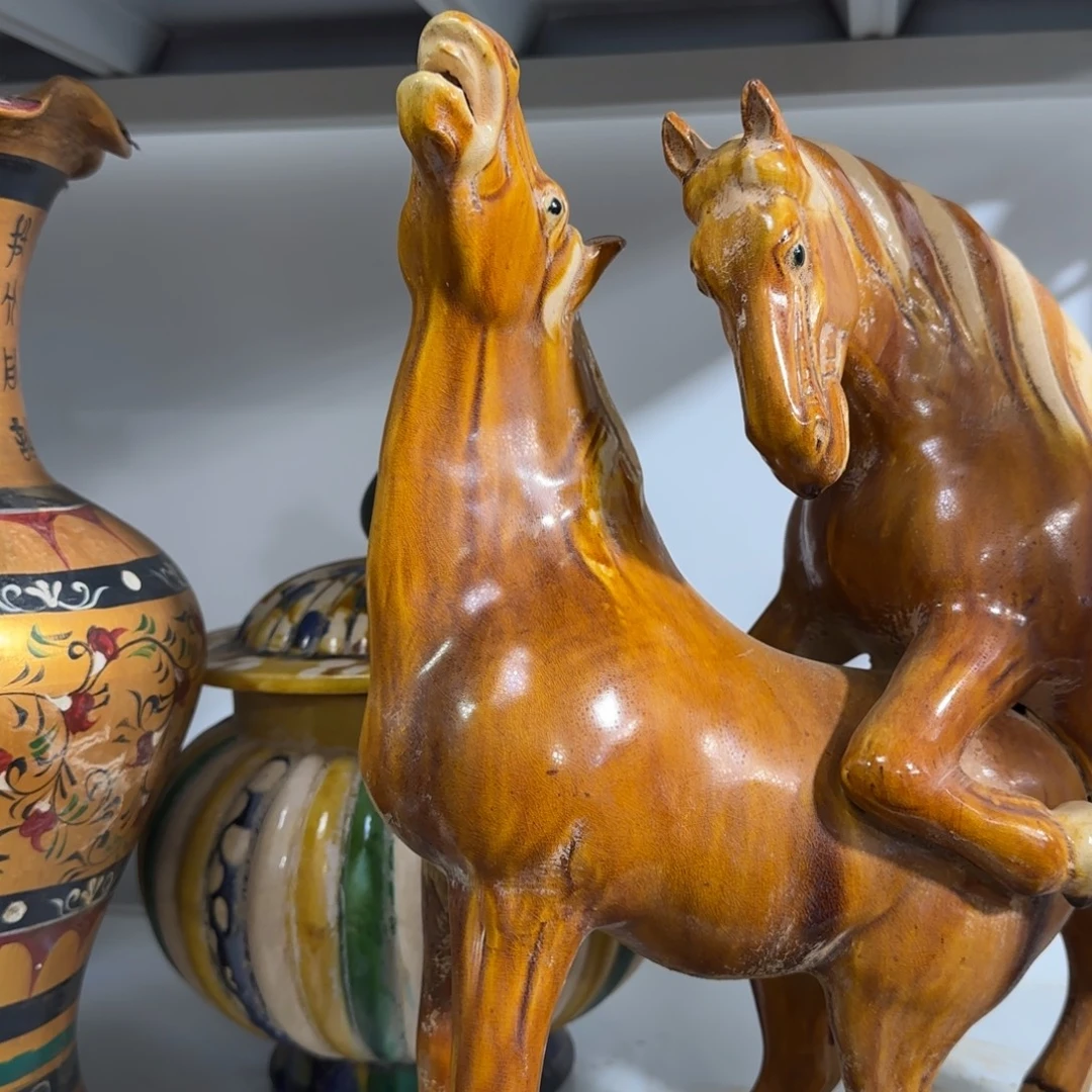 鸿***头陶瓷摆件摆件摆件