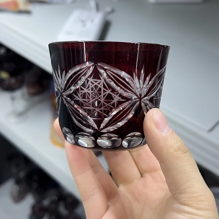 手柄款水晶玻璃微瑕一个