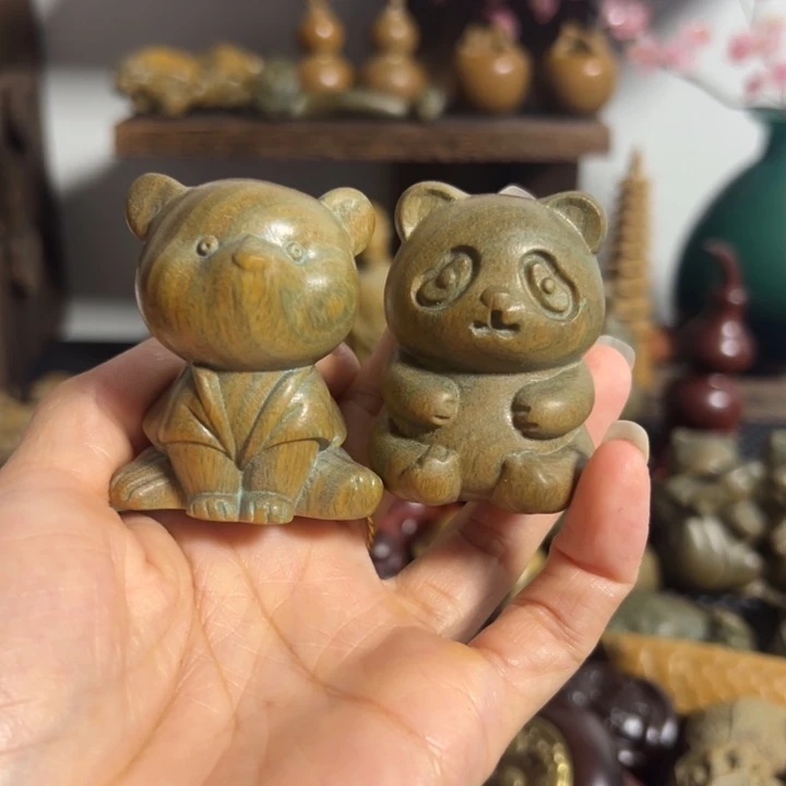 把件小叶紫檀两件
