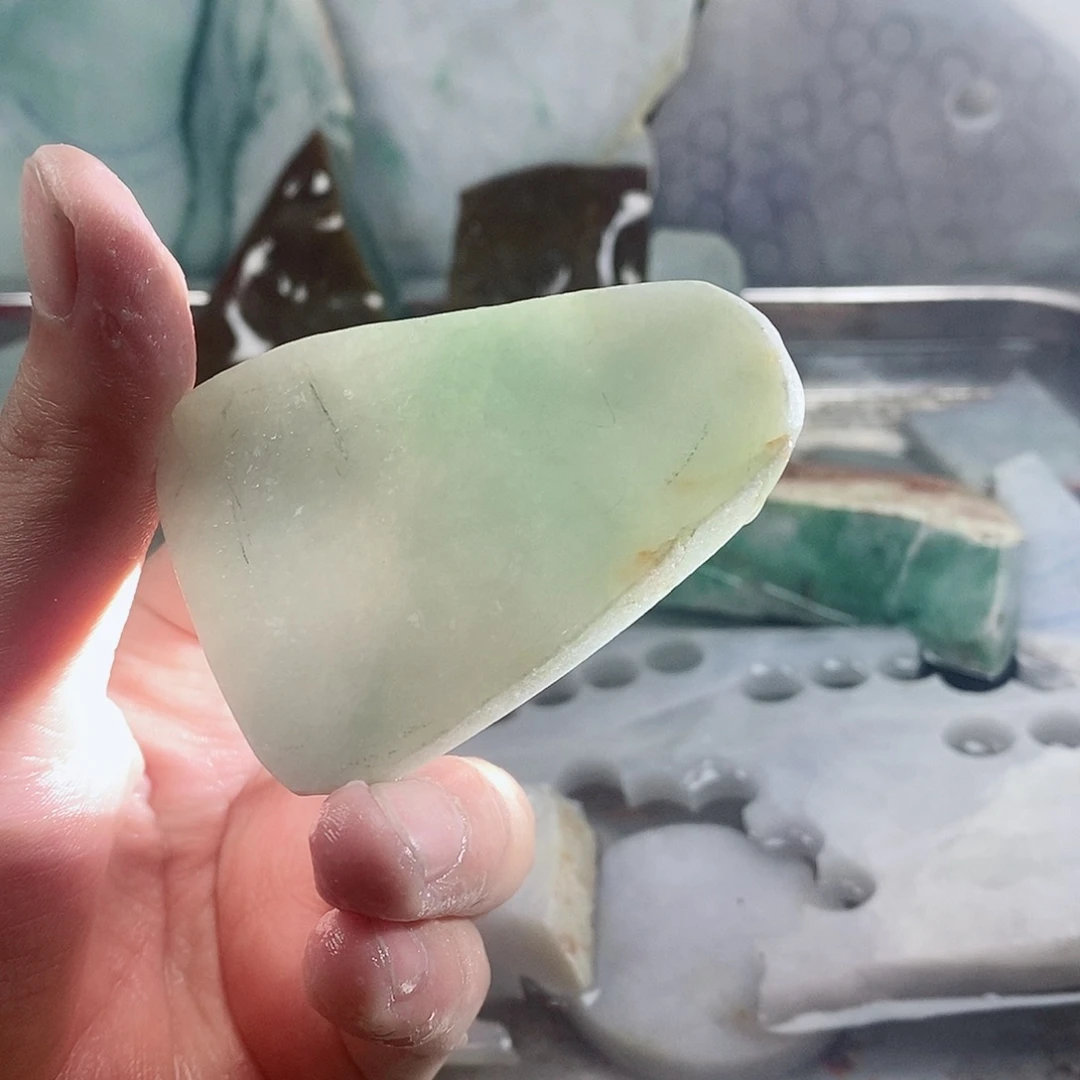 翡翠散珠天然缅甸翡翠a货51