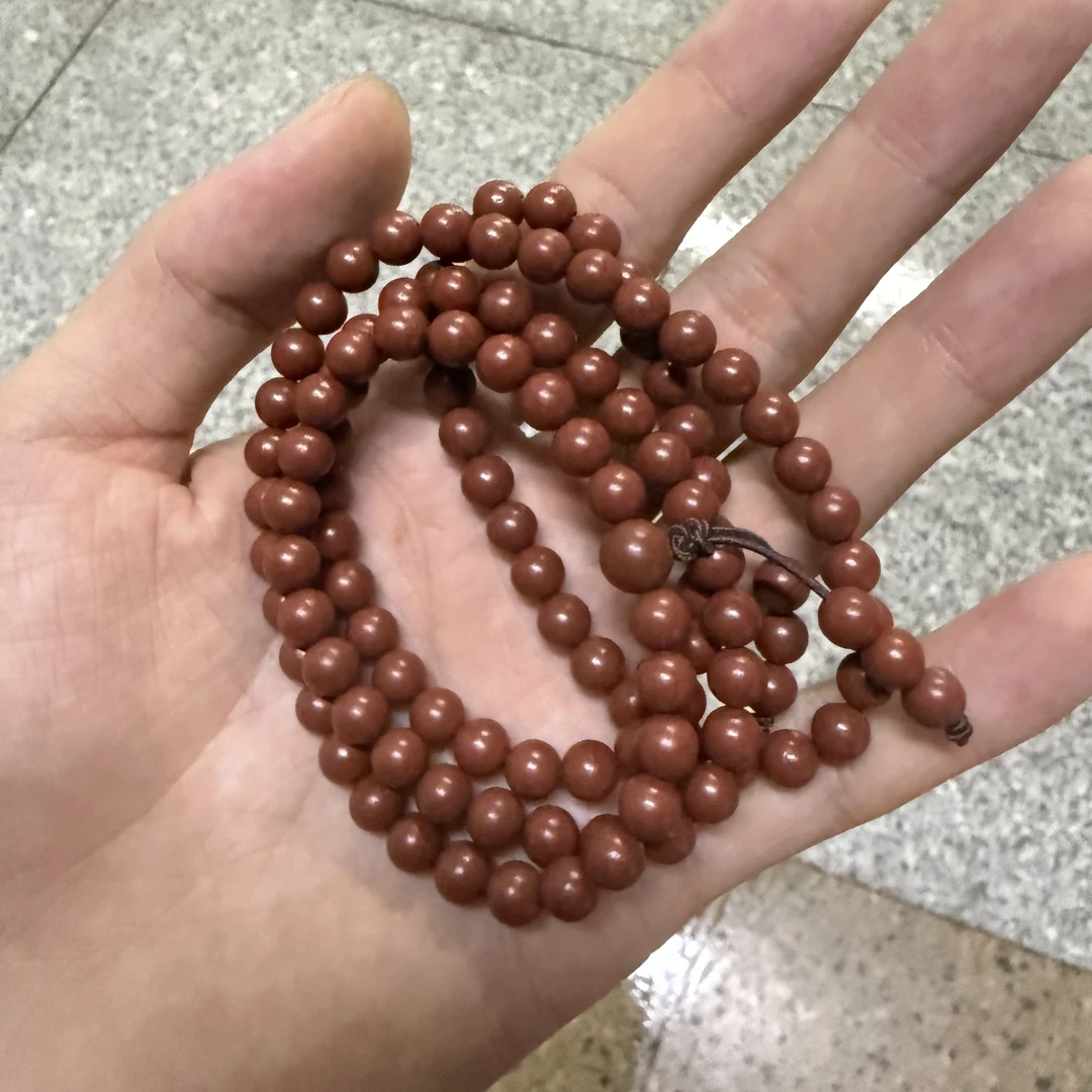 2420 花蕊夫人/合香珠7-8mm三圈手串