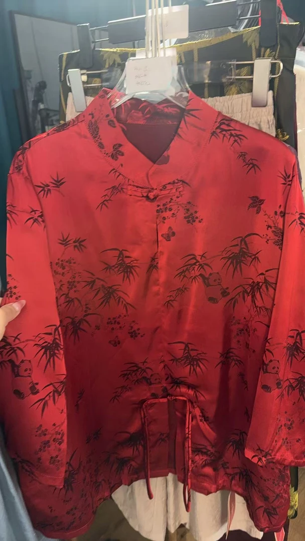 常规款汉服外套雪纺衫立领时尚薄款宽松型