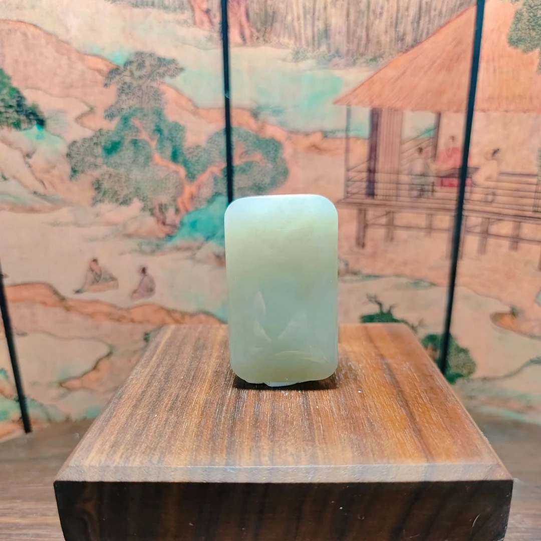 J和田玉无事牌吊坠0902