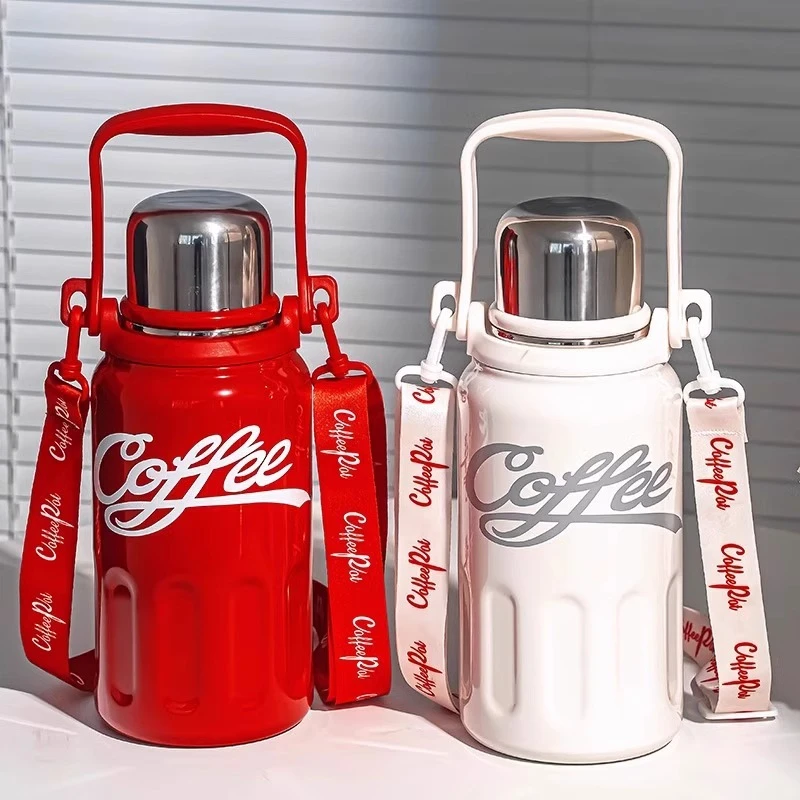 2024新款大容量可乐保温杯男女学生水壶316不锈钢水杯ins高颜值