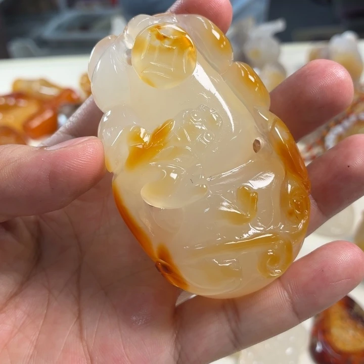 玛瑙/玉髓吊坠(不含链)未镶嵌
