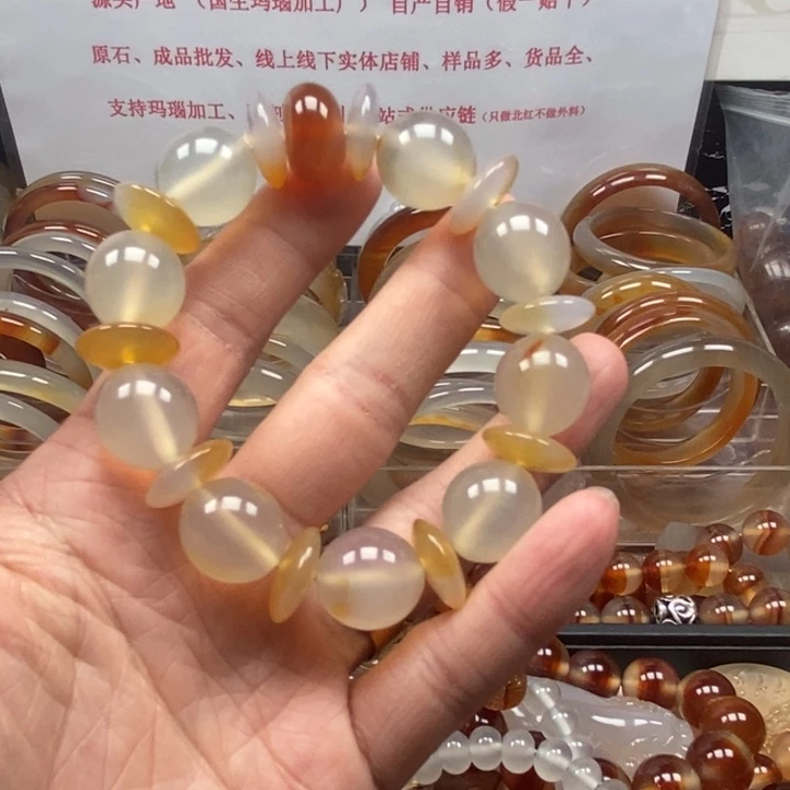 玛瑙/玉髓手串未镶嵌