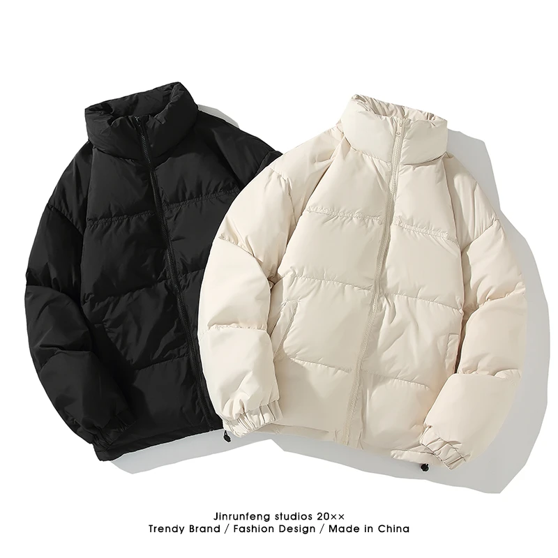 立领加厚品牌元素保暖港风宽松羽绒冬季宽松型1320