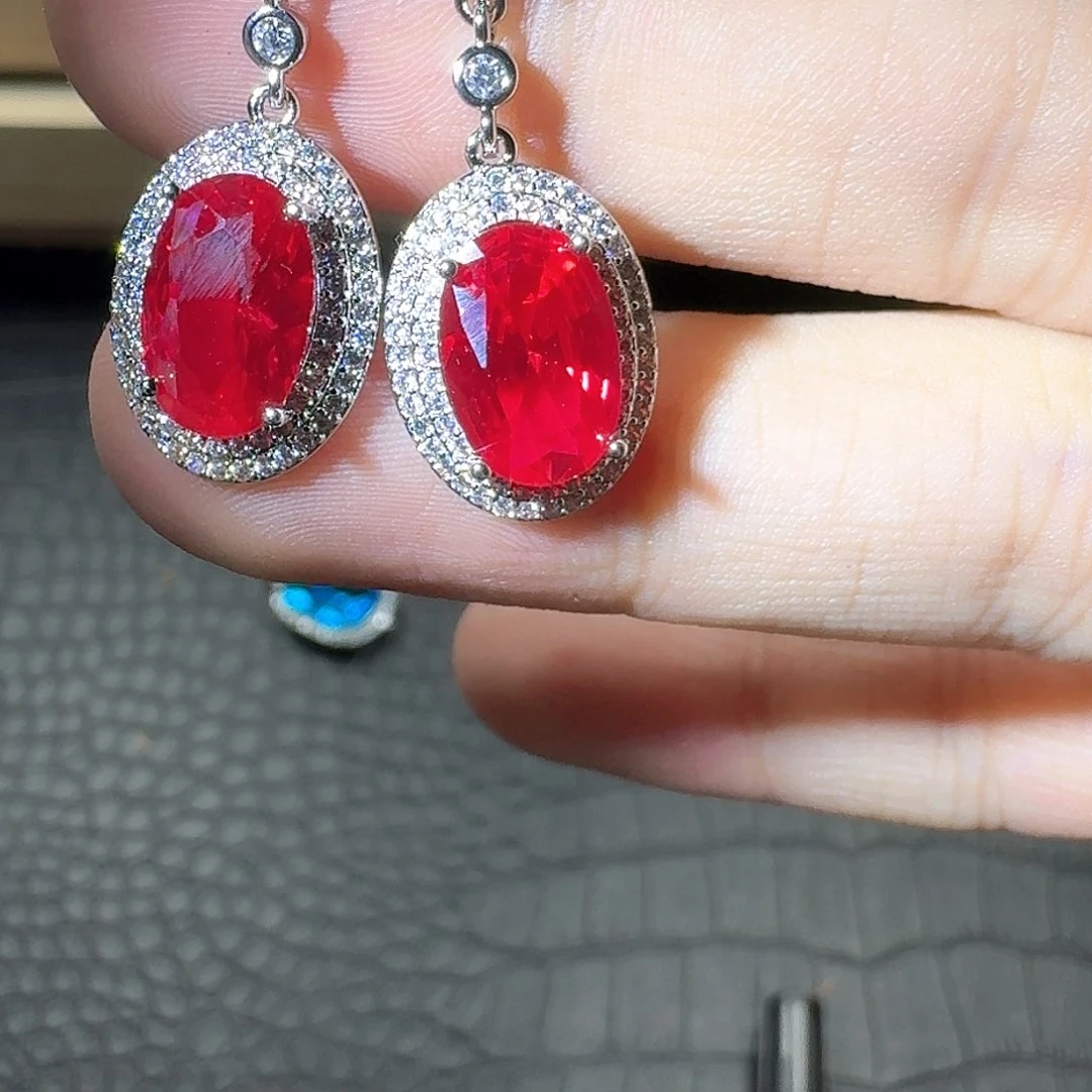 芙蓉石戒指银S925镶嵌