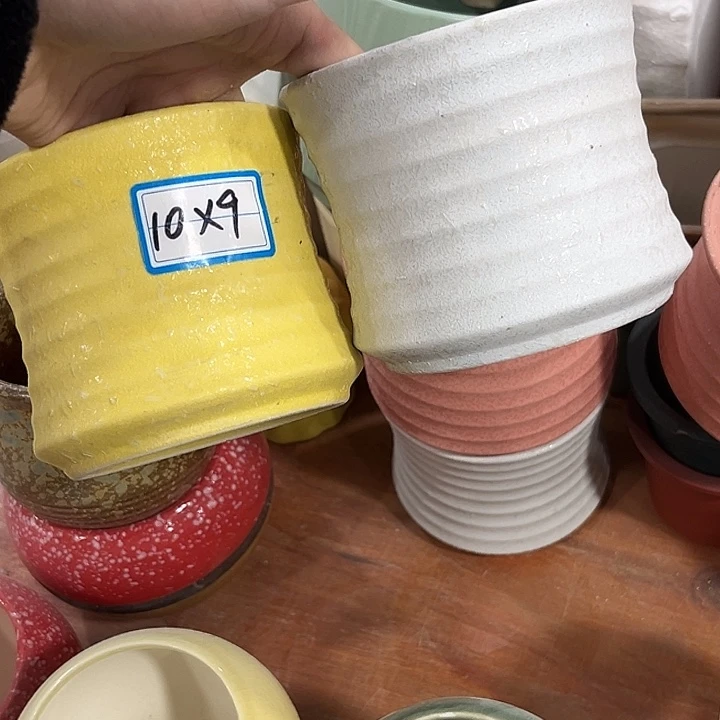 有孔！福利价陶瓷花盆全场10包邮