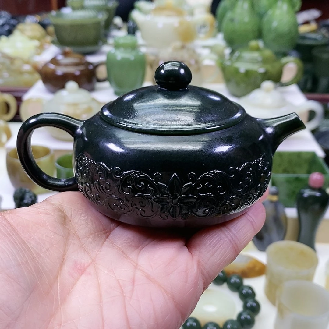 和田玉茶壶未镶嵌