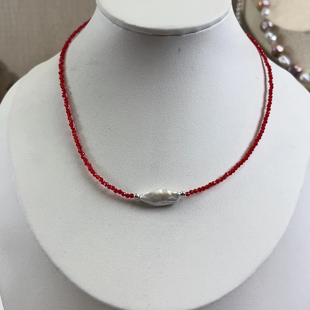 淡水珍珠项链未镶嵌?****?【纯恬】