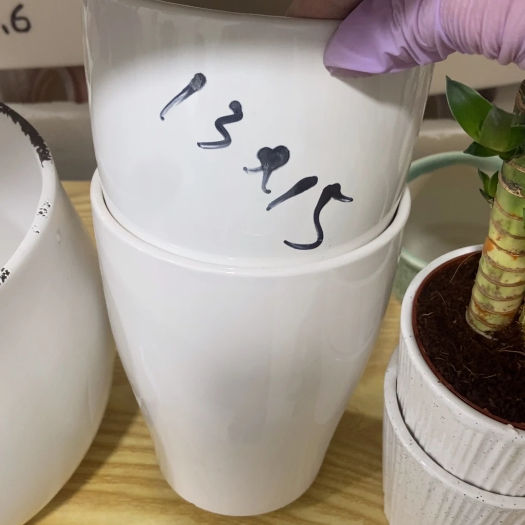 红陶高温陶瓷花盆