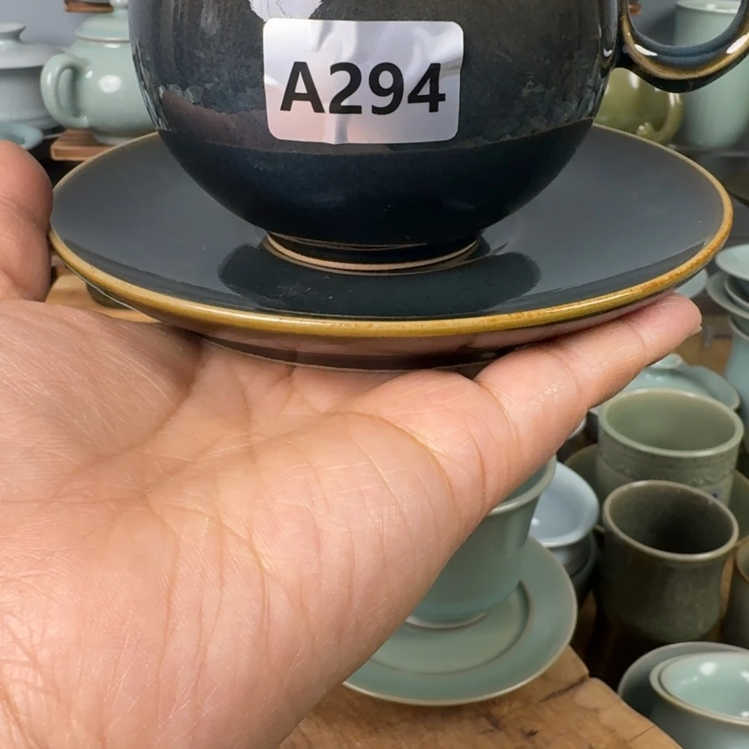 天蓝咖啡杯，一级煤烧