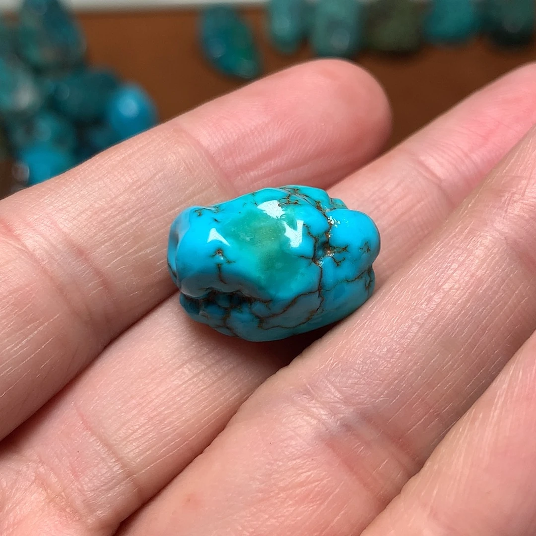 水***✘绿松石未镶嵌珠宝奇石