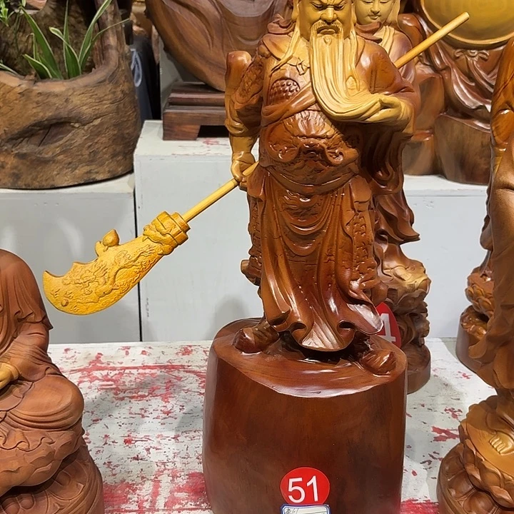 香樟木香樟木人物雕刻摆件