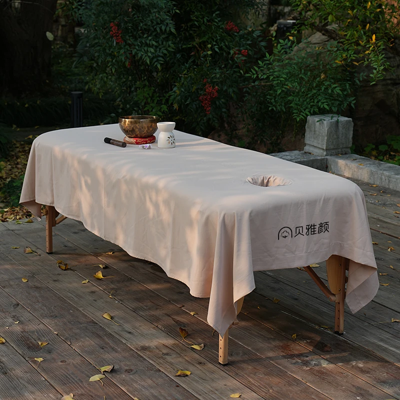 美容院专用美容床单棉材质亲肤按摩理疗采耳防尘隔脏床单莫奈棉