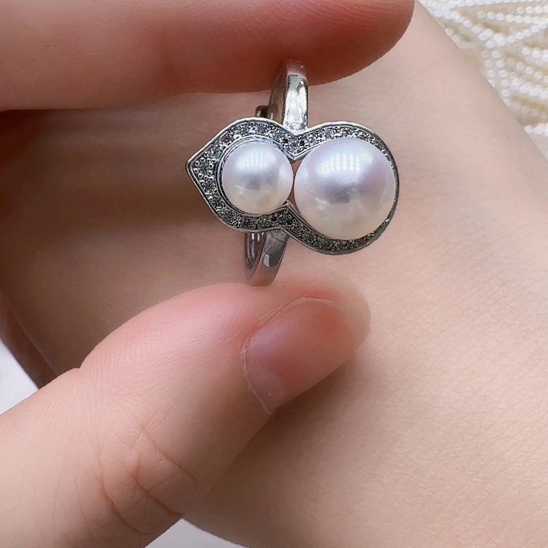 戒指未镶嵌淡水珍珠