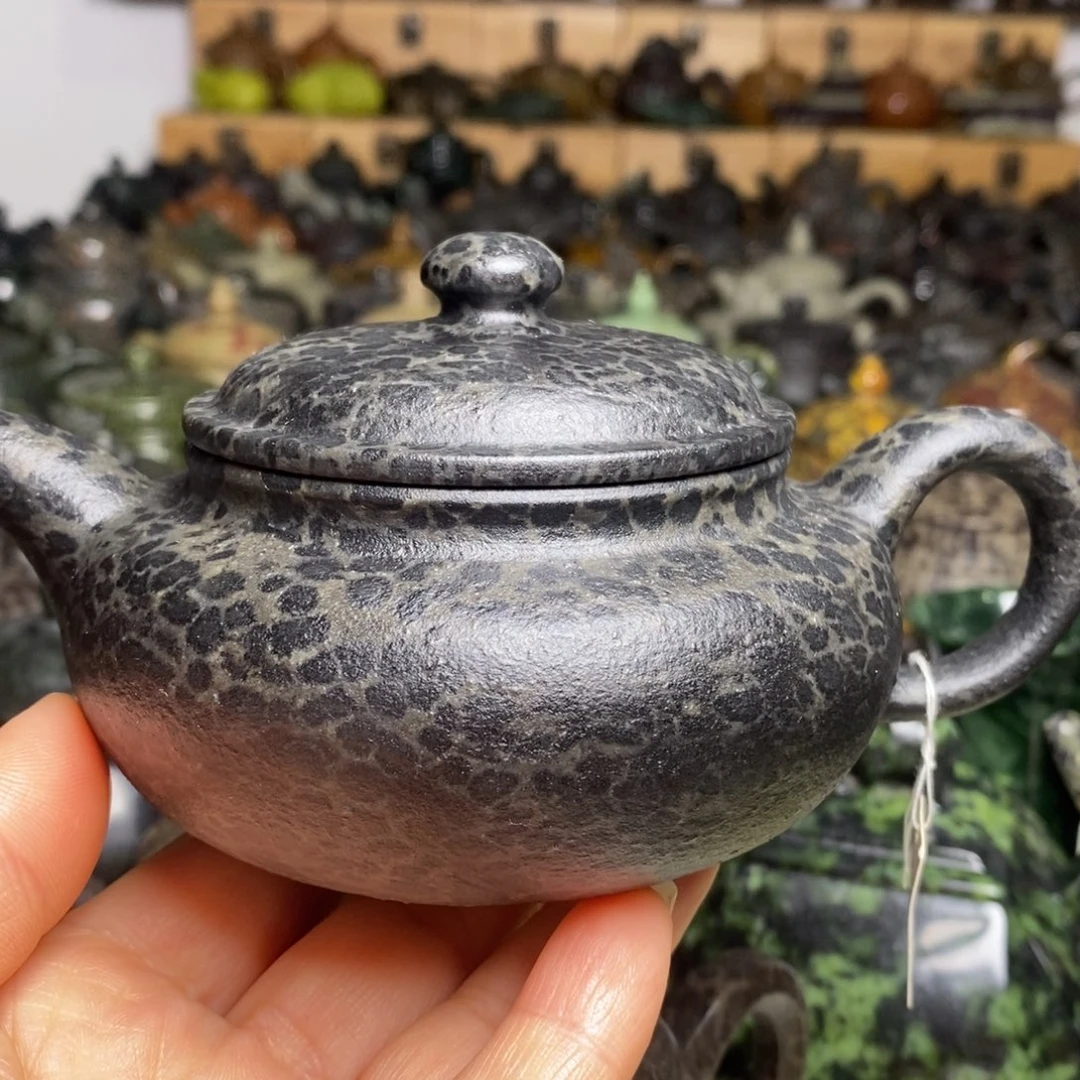 冰碛岩豹纹仿古壶240cc