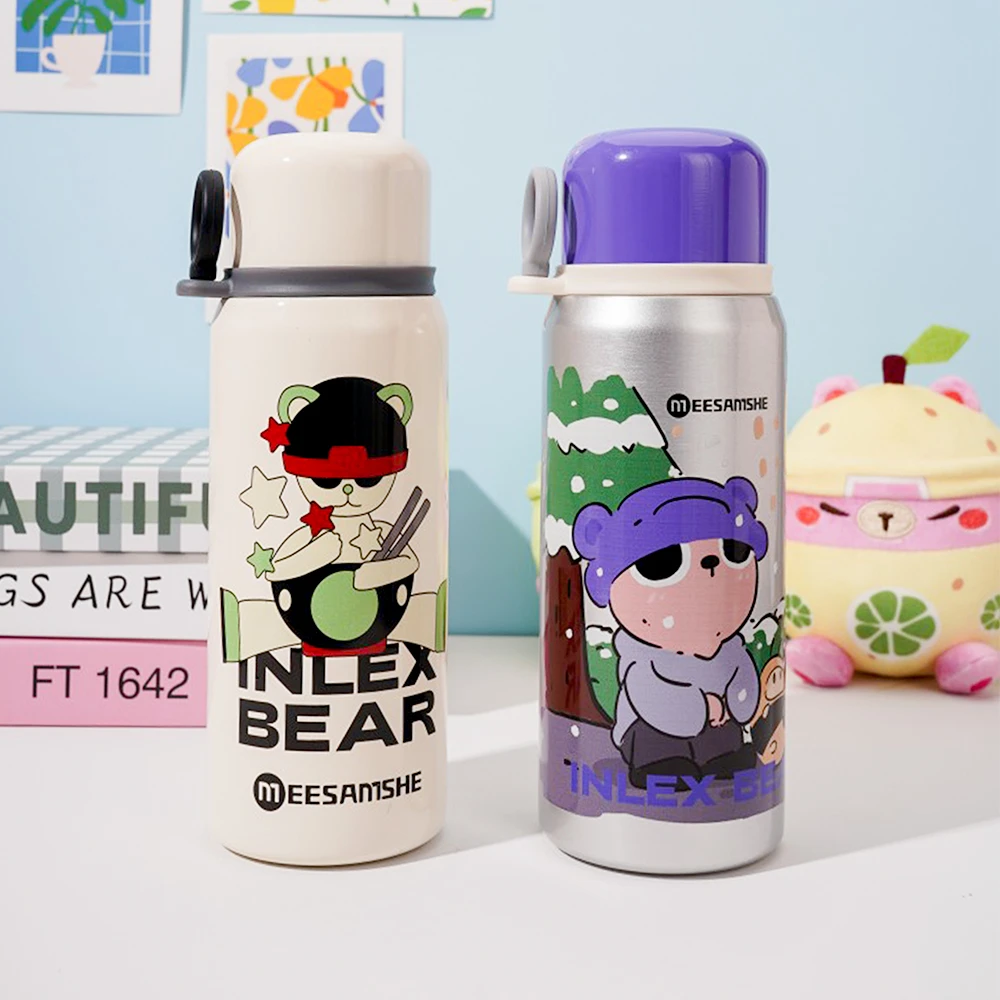 保温杯高颜值可爱卡通创意大容量316不锈钢防漏防摔便携水杯七夕