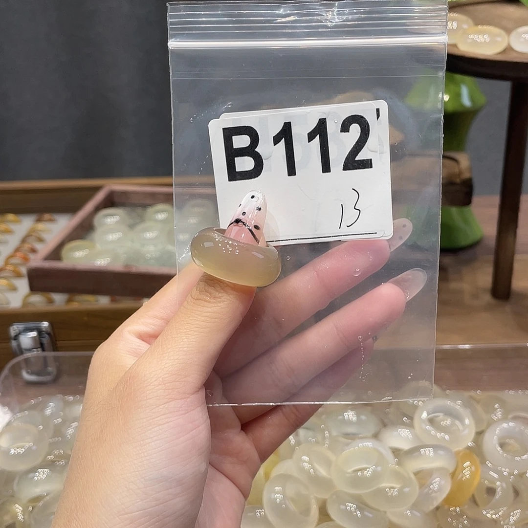 玛瑙/玉髓未镶嵌戒指112