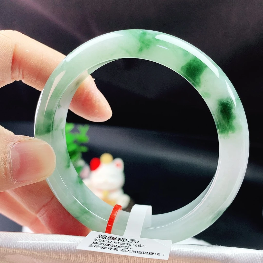 未镶嵌手镯翡翠54圈