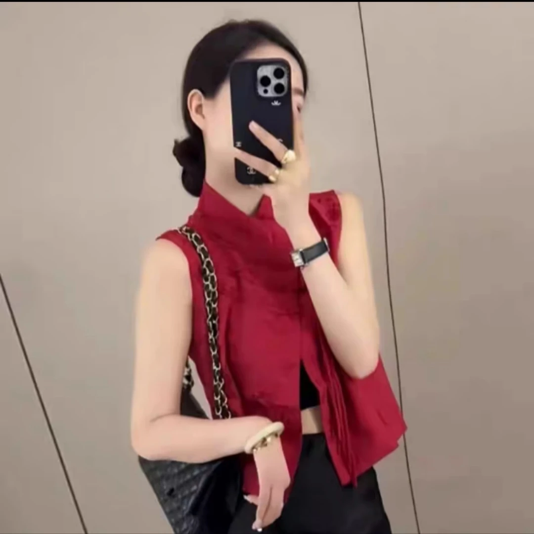 新中式国风盘扣马甲99231