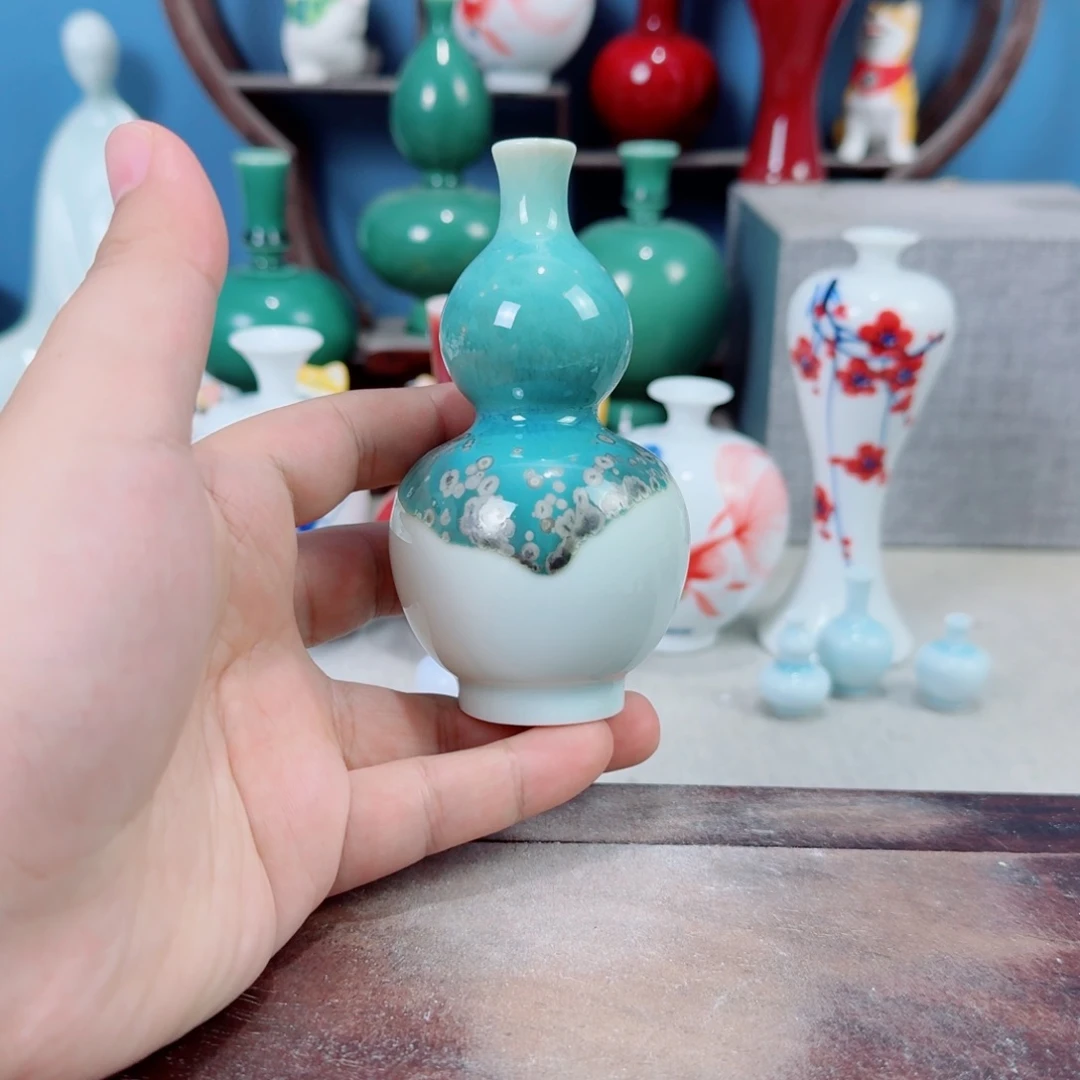 陶瓷手工小花器摆件