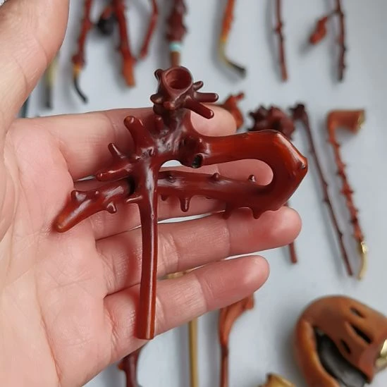 生***生贵州檬子木手把件烟具