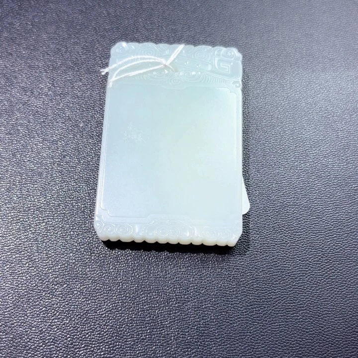 和田玉未镶嵌挂件䲜***㙓