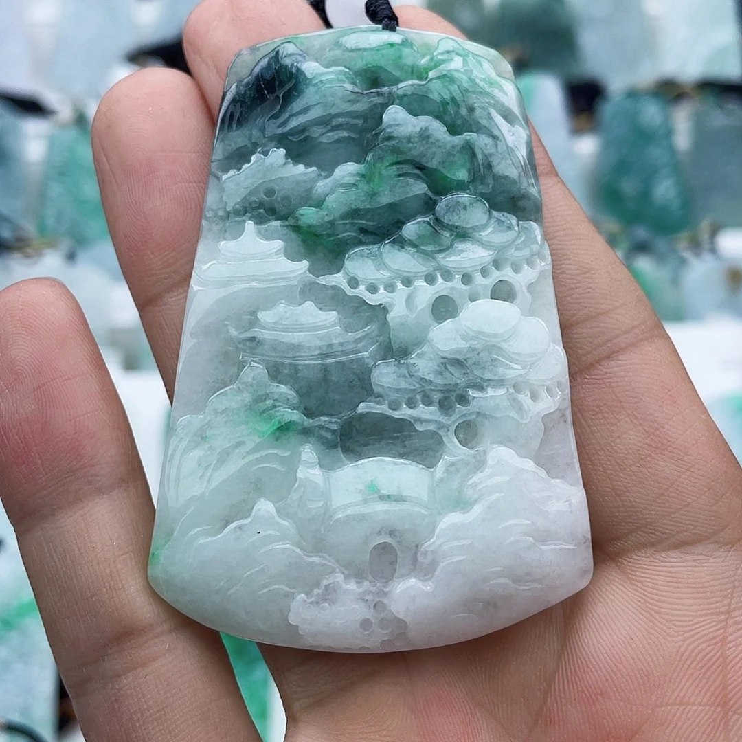 颈饰未镶嵌翡翠翡翠