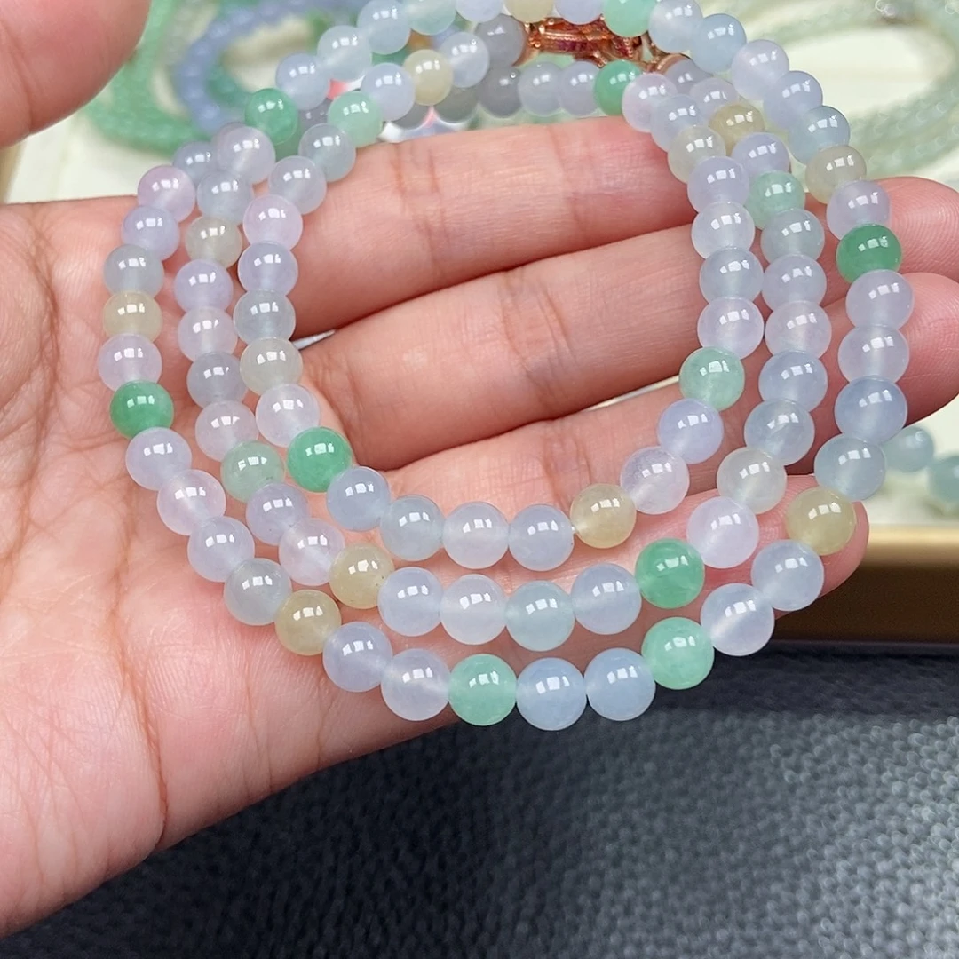 翡翠未镶嵌手链卡6