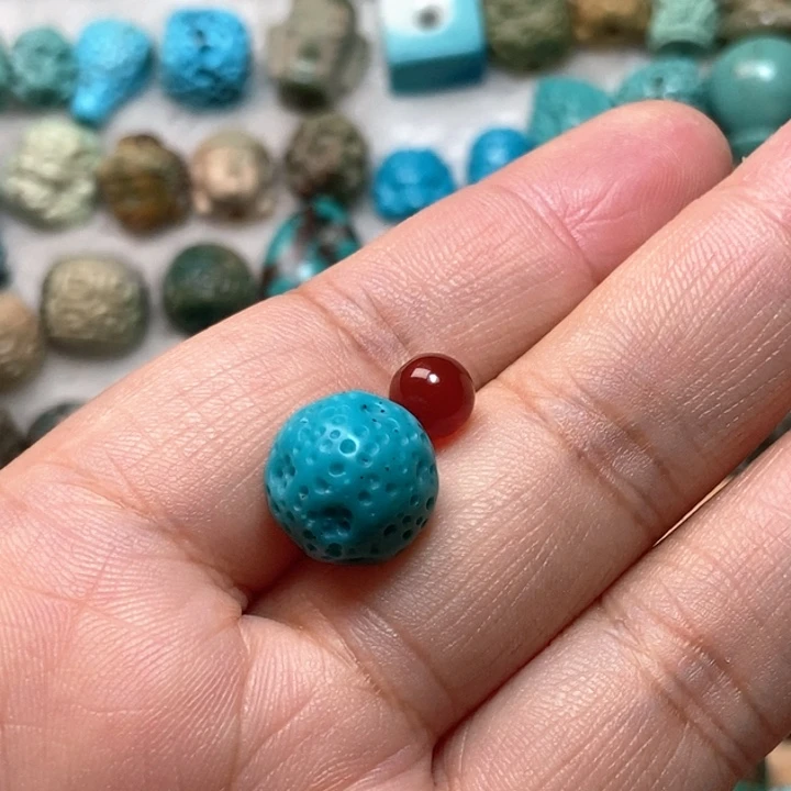 南红玛瑙未镶嵌颈饰