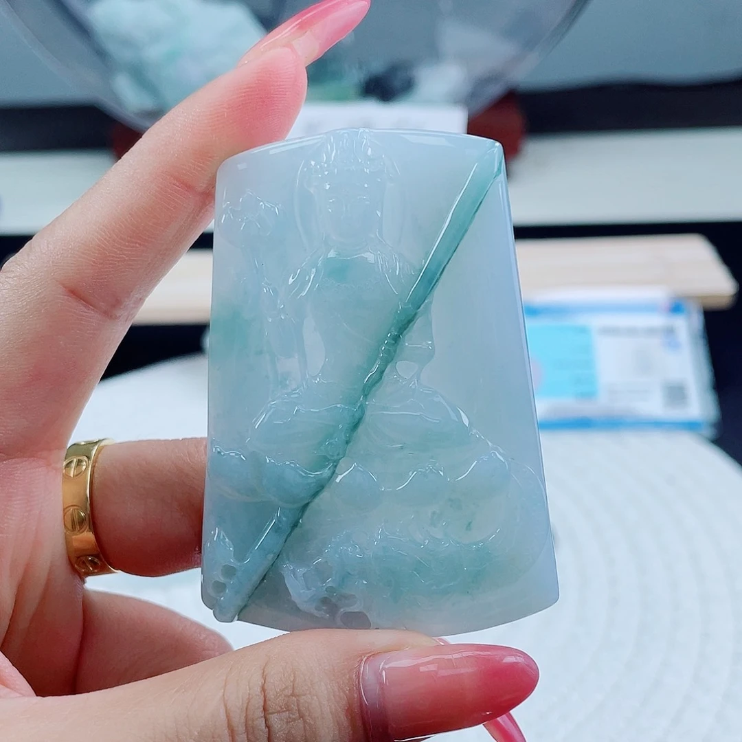 翡翠未镶嵌颈饰天然翡翠